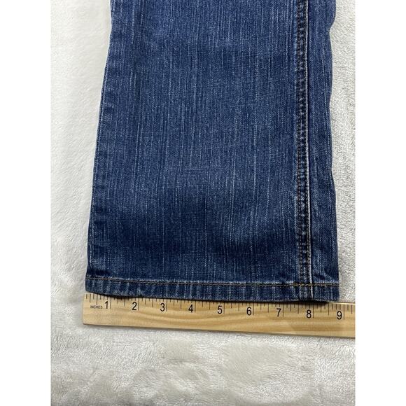 Tommy Hilfiger Jeans Womens‎ 4R Blue Bootcut Stretch Denim Mid Rise Embroidered - Picture 6 of 8